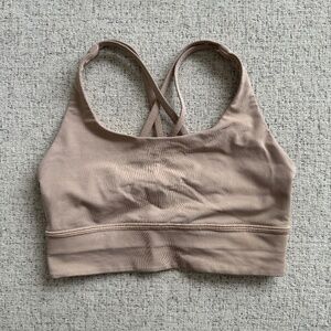 Lululemon Energy Bra Long Line *Medium Support, B-D Cup Beech Wood